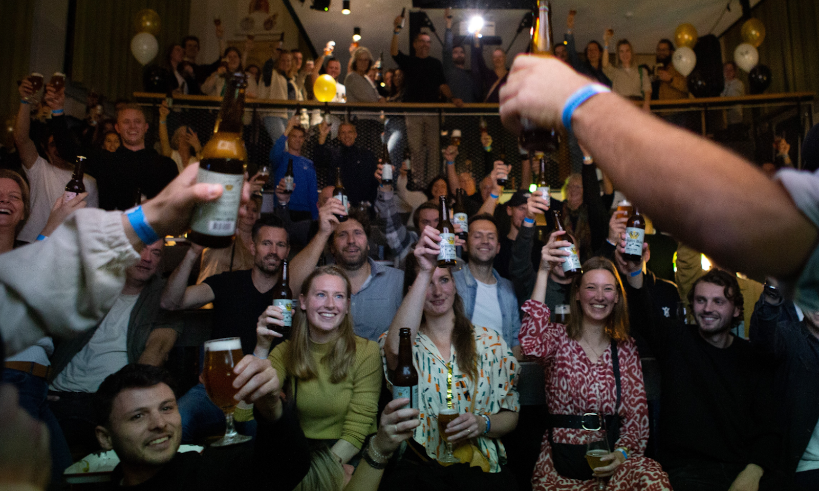 Proosten met paleisje liefhebbers