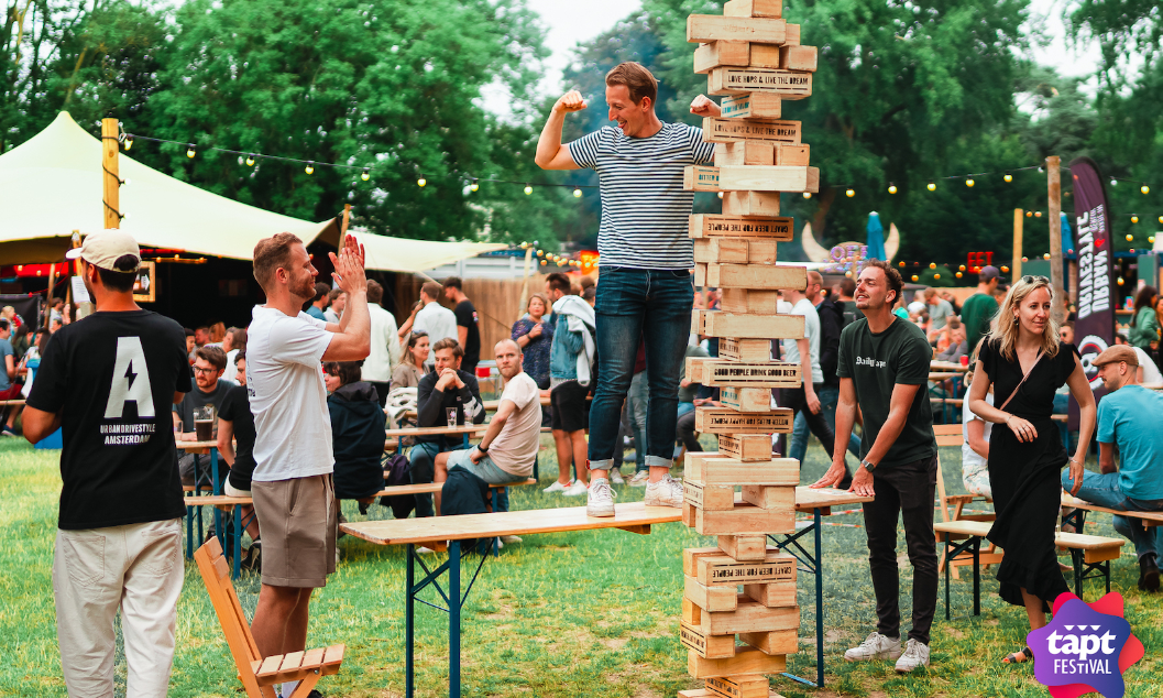 Spelletje tijdens TAPT FEstival