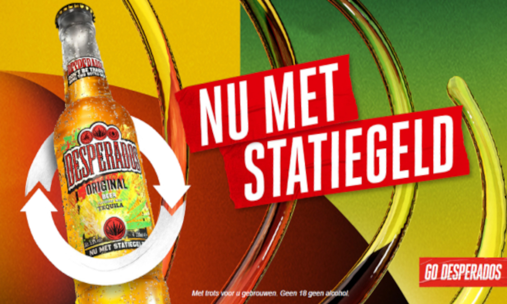 Desperados gaat over op hervulbare flessen  
