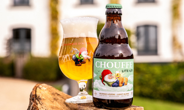 Chouffe Lite bier buiten