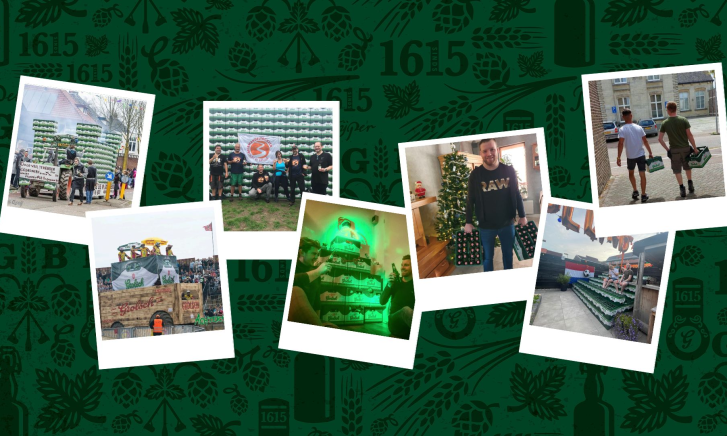 Herinneringen met het Grolsch krat