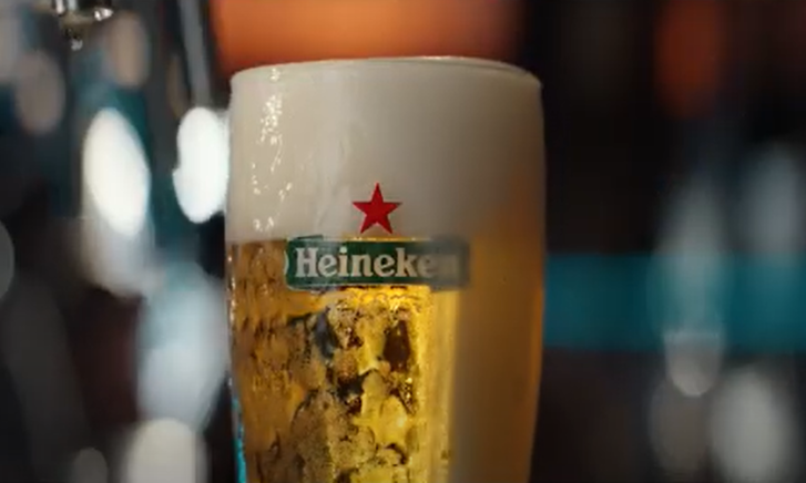 Heineken van de tap