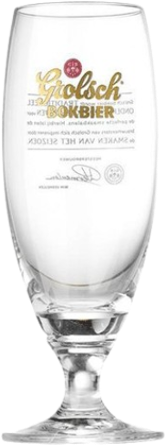 Grolsch bokbier bierglas leeg