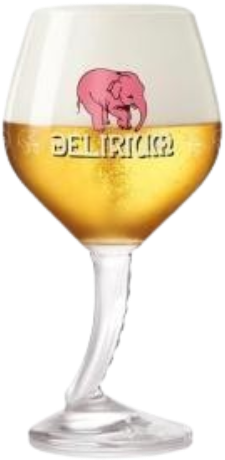 Delirium bierglas van 3 liter