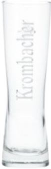 Krombacher bierglas