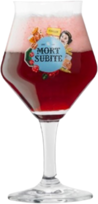 Mort Subite Kriek bierglas