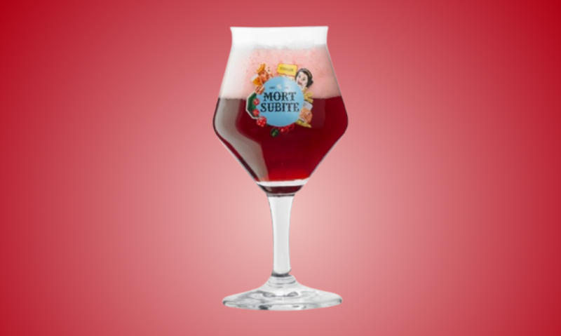 Mort Subite Kriek bierglas