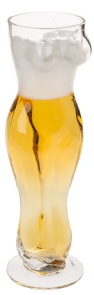 Bierglas met borsten