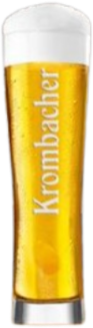 Krombacher bierglas