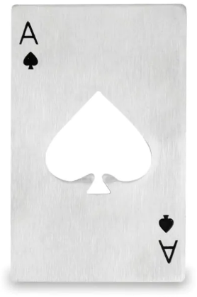 Ace of Spades Bottle Opener