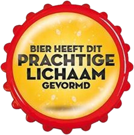 Bier heeft dit prachtige lichaam gevormd Magneet flesopener