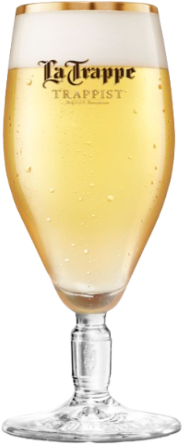 La Trappe bierglas Witte Trappist en Puur