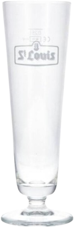 St. Louis bierglas op voet