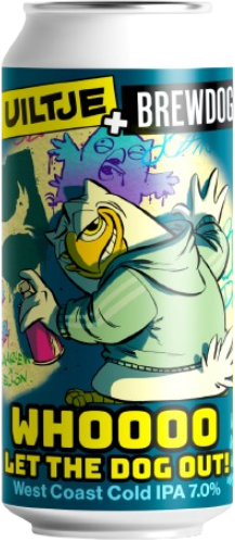 Uiltje x Brewdog Whooo Let The Dog Out! blik van 44cl