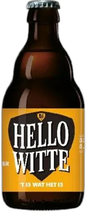 Hello Witte flesje van 33cl