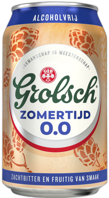 Grolsch Zomertijd 0.0% blikje van 33cl