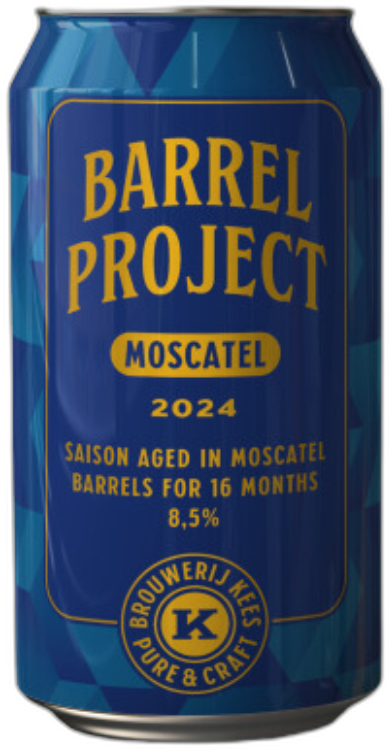 Kees Barrel Project 2024 Moscatel blikje van 33cl