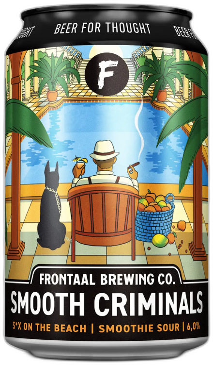 Frontaal Smooth Criminals Sex on the Beach blikje van 33cl