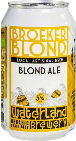 Waterland Broeker Blond blikje van 33cl