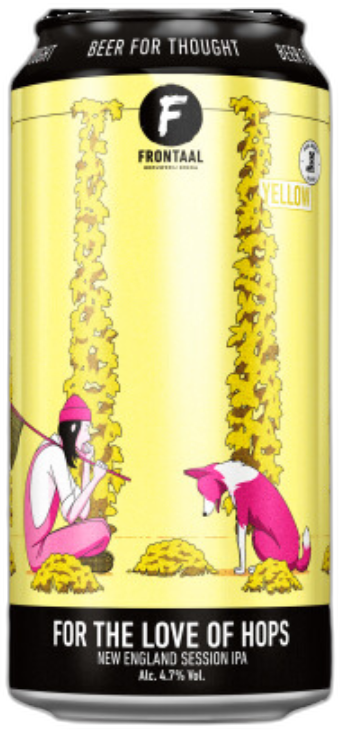 Frontaal For the Love of Hops Yellow blikje van 44cl