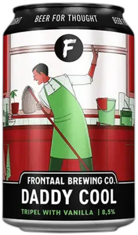 Frontaal Daddy Cool blikje van 33cl