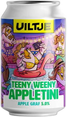 Uiltje Teeny Weeny Appletini blikje van 33cl