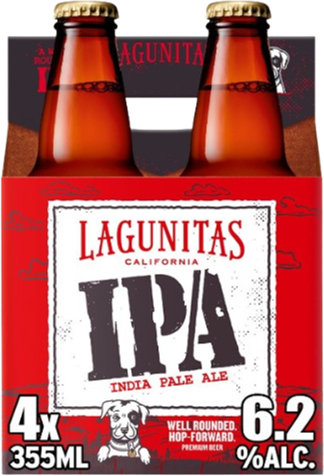 Lagunitas IPA Set van 4 flesjes van 355ml
