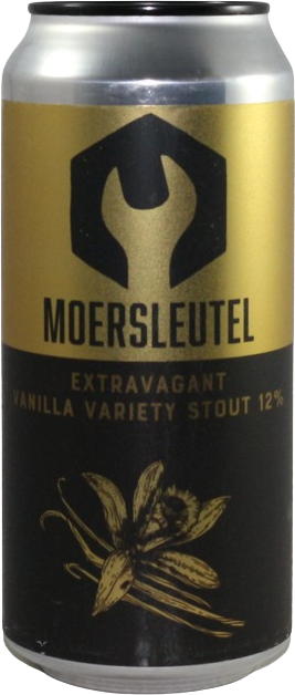 Moersleutel Extravagant Vanilla Variety Stout blik van 44cl