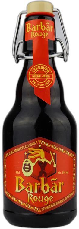 Lefebvre Barbar Rouge beugelflesje van 33cl