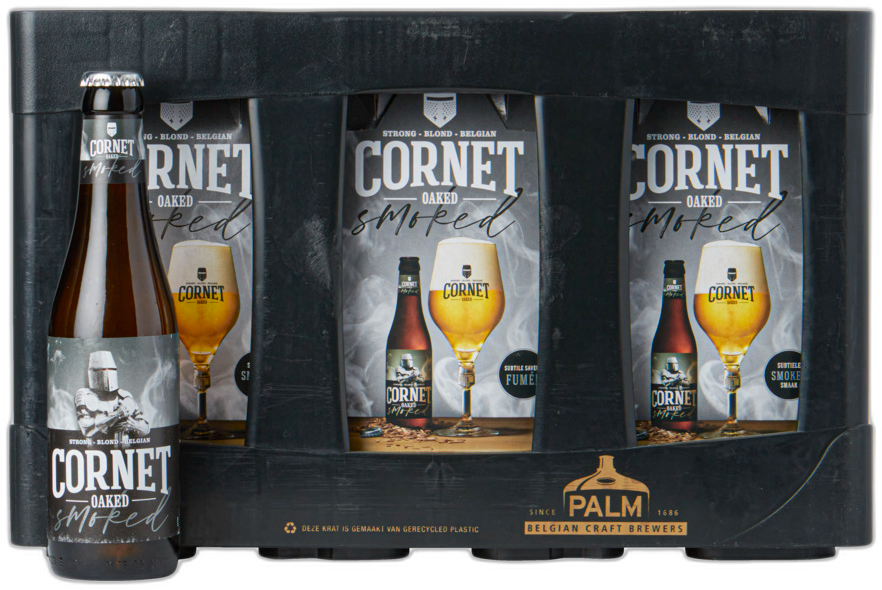  Cornet Smoked krat met 24 flesjes van 33cl