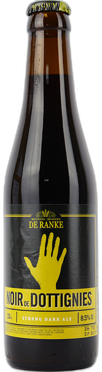 De Ranke Noir de Dottignies flesje van 33cl