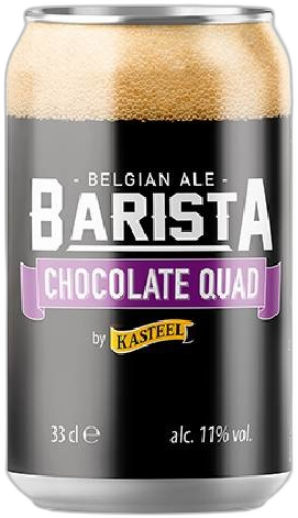 Kasteel Barista Chocolate Quad blikje van 33cl