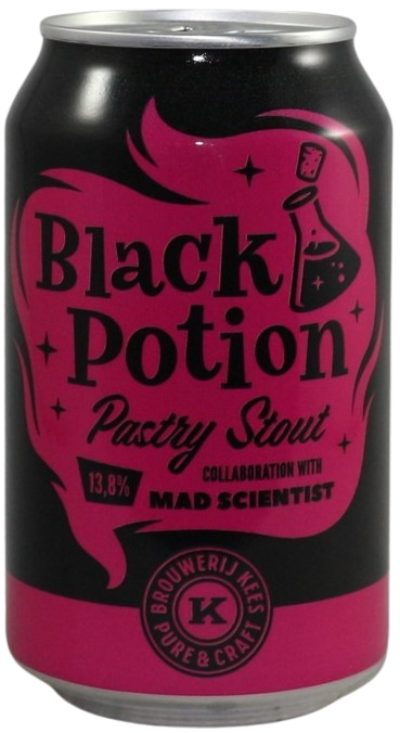Kees Black Potion blikje van 33cl