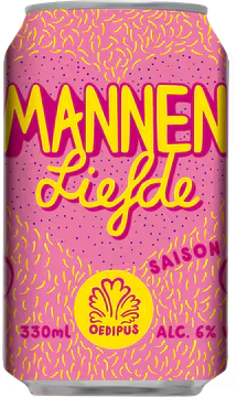 Oedipus Mannenliefde blikje van 33cl