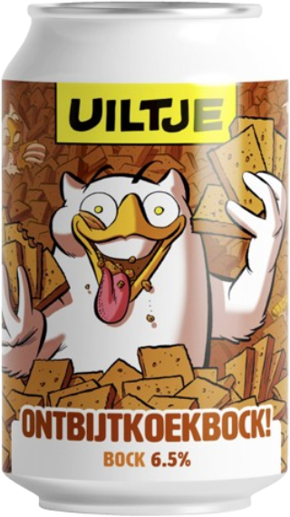  Uiltje Ontbijtkoekbock blikje van 33cl