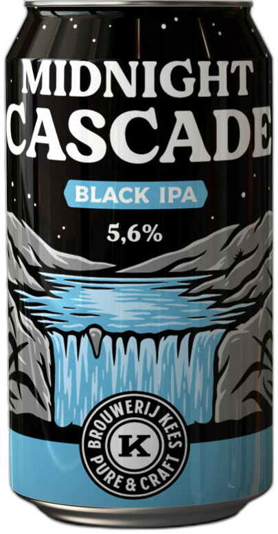 Kees Midnight Cascade blikje van 33cl