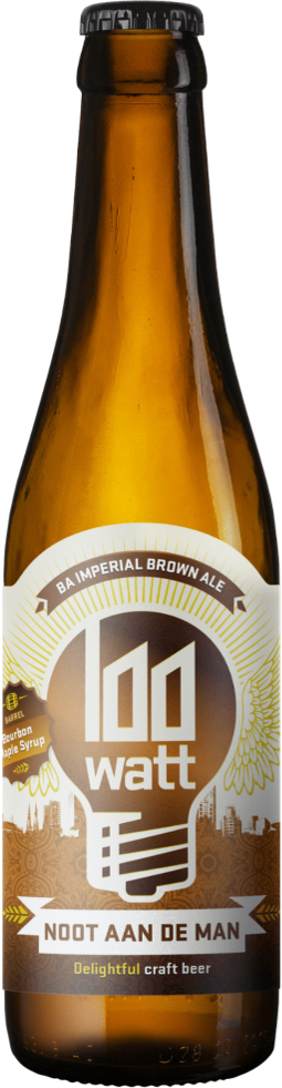 100 Watt Noot Aan De Man BA flesje van 33cl