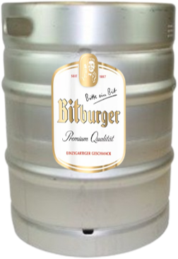 Bitburger Pils Fust van 50 liter