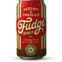 Hazelnoot & chocolate fudge stout 330 ml