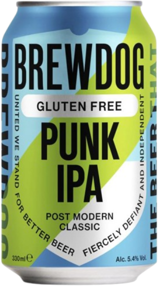 BrewDog Punk IPA gluten free blikje van 33cl