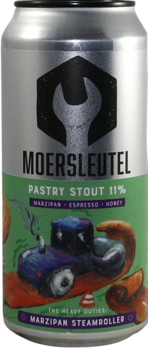 Moersleutel Marzipan Steamroller blik van 44cl