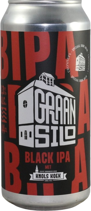 Graansilo Black IPA blik van 44cl