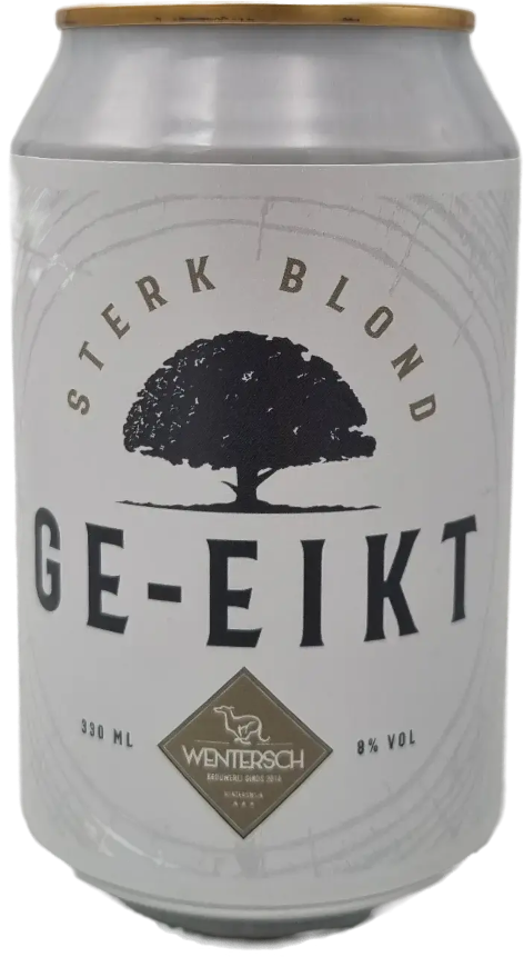 Wentersch Ge-Eikt blikje van 33cl