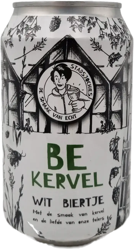 Stadsjochies Be Kervel blikje van 33cl