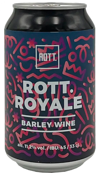 ROTT.Royale blikje van 33cl