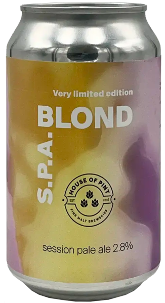 S.P.A. Blond blikje van 33cl