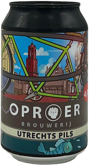 Oproer Utrechts Pils blikje van 33cl