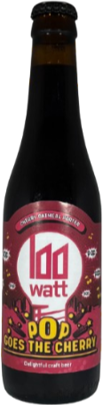 100 Watt Pop Goes The Cherry flesje 33cl