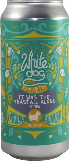 White Dog It Was the Yeast All Along blik van 44cl