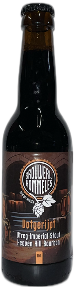 Hommeles Vatgerijpt Utreg Imperial Stout Heaven Hill 2024 flesje 33cl